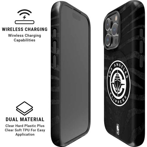 NBA LA Clippers Animal Print iPhone 16 Pro Magsafe Impact Case